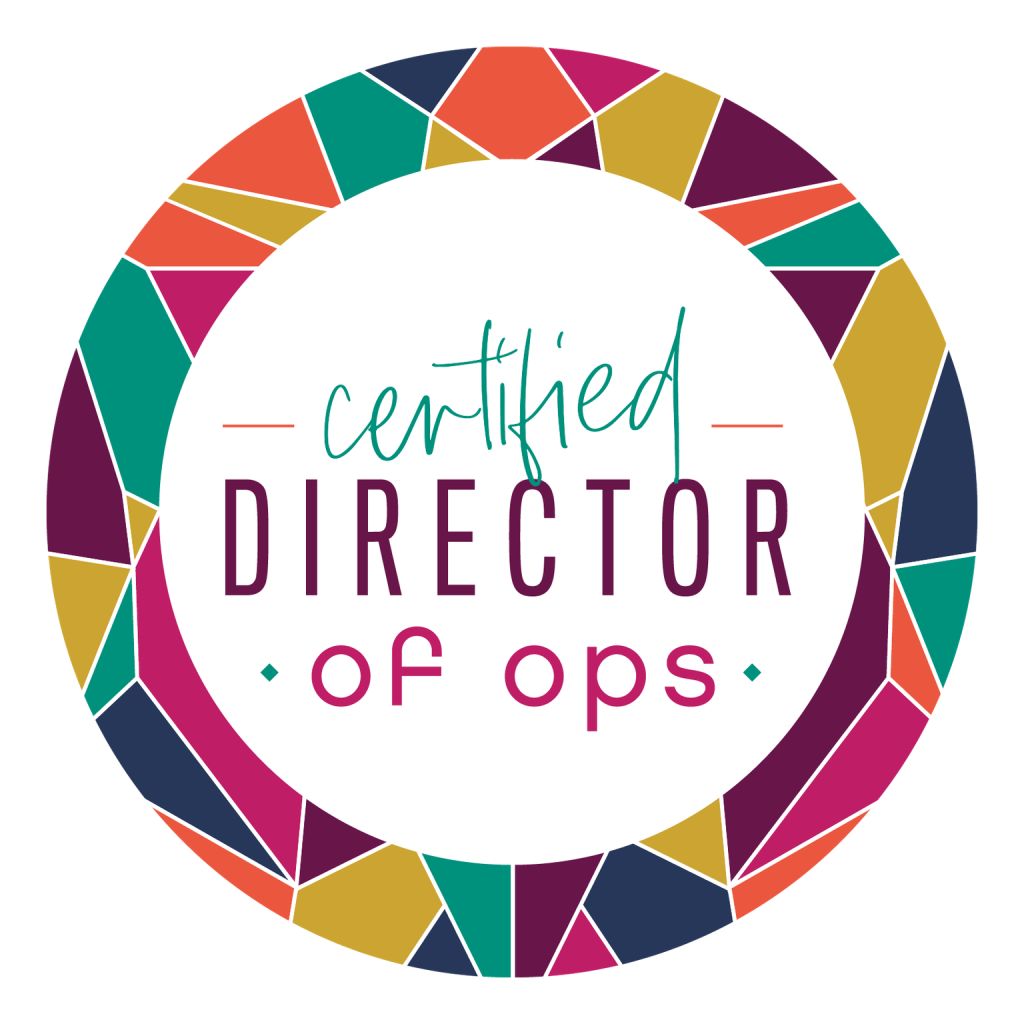 Certified Director of Ops seal